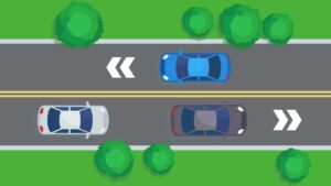 Road Lines Are Different Colors