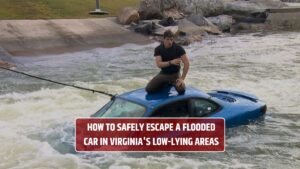 Flooded Car