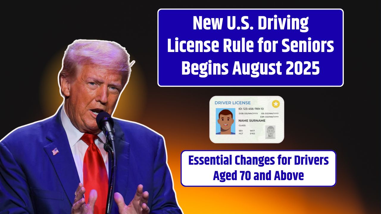 New U.S. Driving License Rule for Seniors Begins August 2025